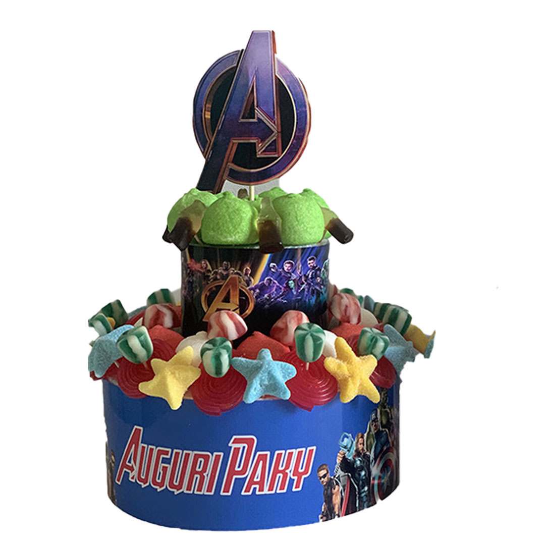 Torta Avengers – personalizzabile – 2 piani – Sweet Island: crea il tuo  tesoro!