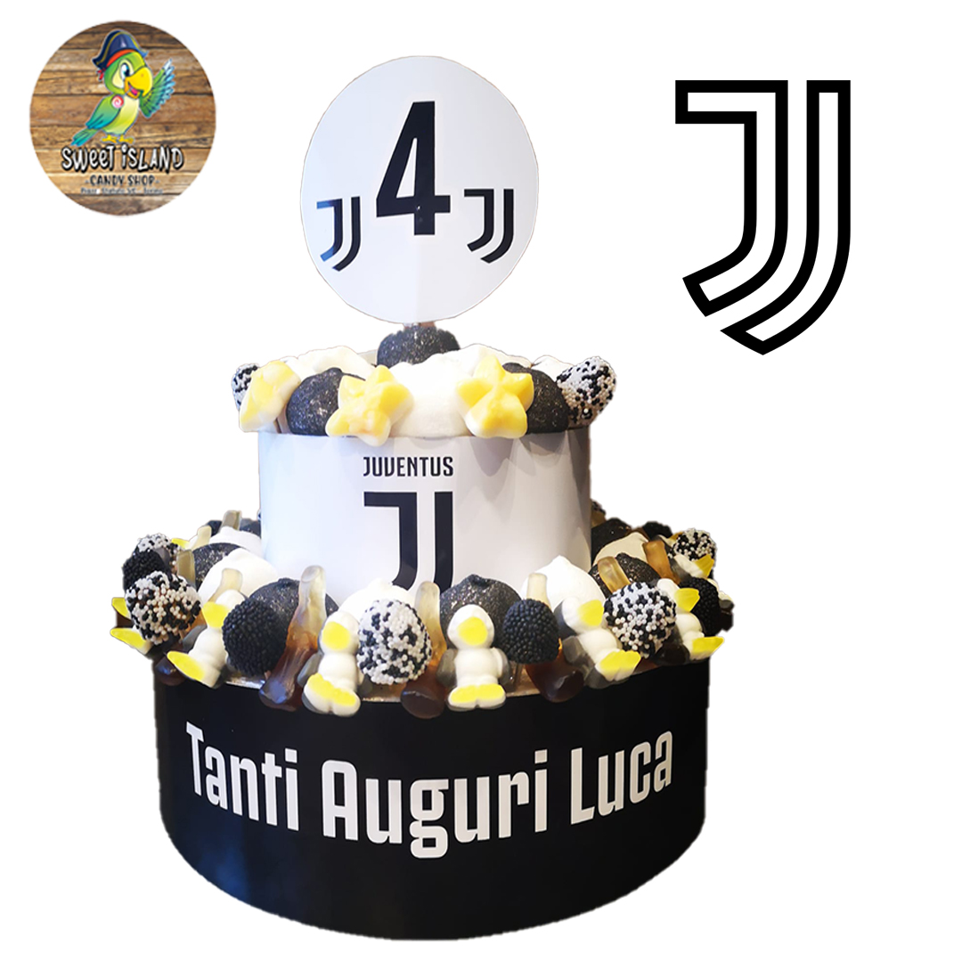 torta Juventus – personalizzabile – 2 piani – Sweet Island: crea il tuo  tesoro!